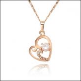 Colar de Coração Banhado à Ouro 18k - Cód. 020